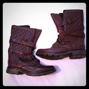Steve Madden Bounti brown leather boots